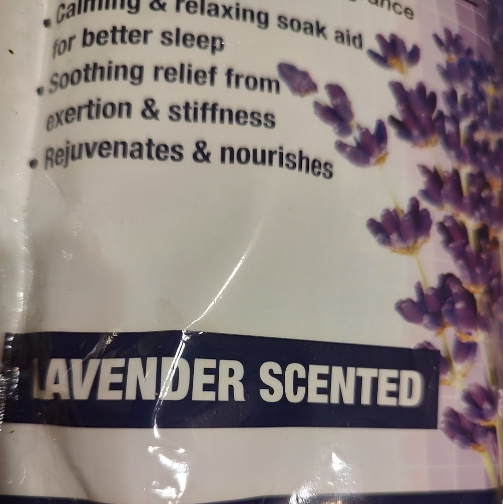 🪻💜🪻Dreamy Lavender Infused Epsom Salt Bath Soak Aid Enhancer - Set of 3 - Picture 9 of 13